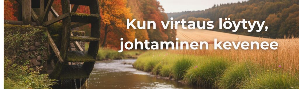 Kun johtaminen virtaa, ihmiset voivat hyvin. Rementor – työnohjausta ja coachingia johtajille ja esihenkilöille.